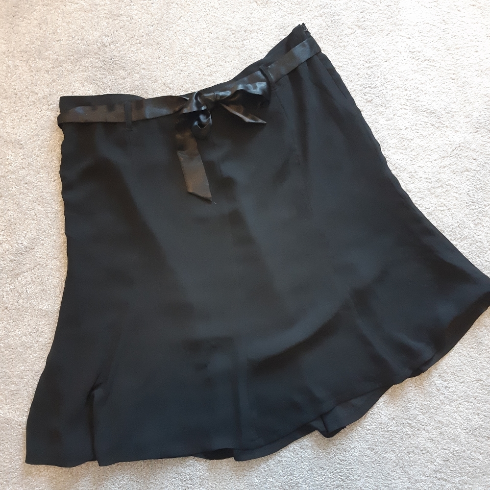Black Aline Skirt